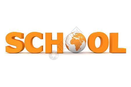 橙色全球学校     一个地球图片