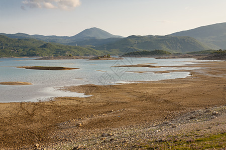 黑山Niksic附近斯拉诺湖图片