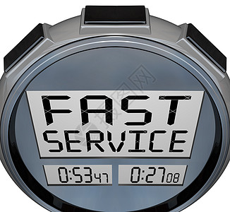 快速服务 - 为客户支持服务在端观站上的单词图片