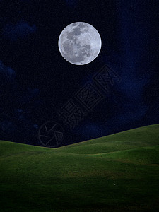 满月月生长草原农村草地风景辉光行星气氛天气地球图片