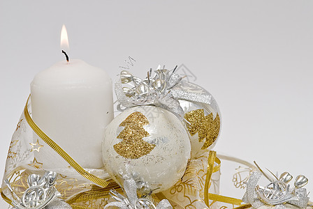圣诞卡边界礼物墙纸装饰品季节庆典蜡烛蓝色丝带问候语图片