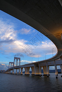 澳门的桥梁天空顶峰街道小时旅行城市商业场景运动地标图片