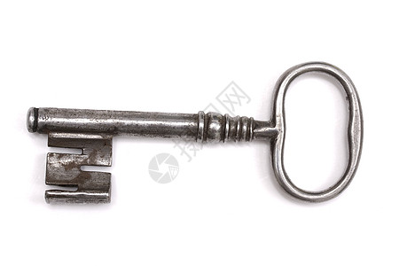 老旧密钥白色财产金属钥匙安全古董骨骼黑色秘密图片