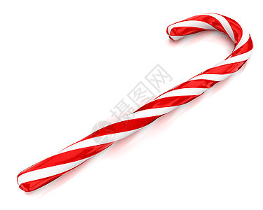 以白色背景隔离的圣诞糖果甘蔗食物季节装饰品甜点庆典传统礼物薄荷条纹喜悦图片