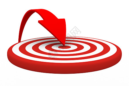 向成功方向移动 孤立的 3D 图像小路成就商业靶心运动圆圈领导者条纹运气红色图片