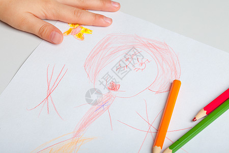 枯草画男人手指铅笔画草图部位孩子创造力身体爪子写照图片