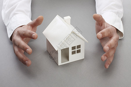 居内概念保险建筑学白色投资建造安全商业构造财产图片