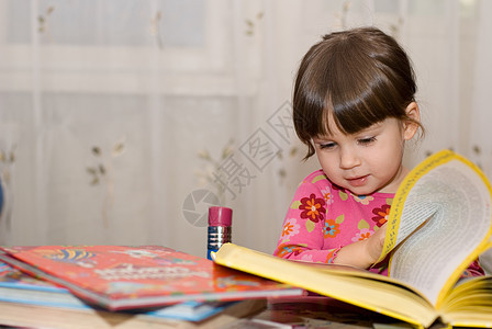 儿童阅读书本学习教科书学生教学教育文学幼儿园智慧专注孩子们图片