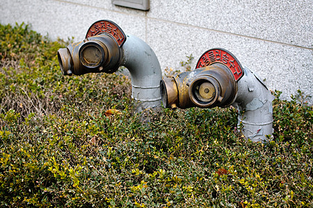 消防水用剂斗争灰色安全金属黄铜危险情况交火消防图片