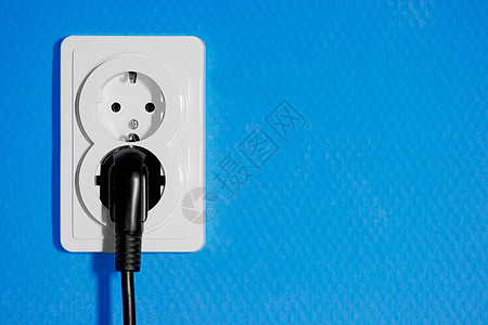 套接键宽带蓝色绳索电缆墙纸工具电压力量网络房子图片