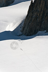 勃朗峰的冰川图片