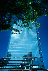 高升楼办公室大楼旗帜建筑学建筑背景图片