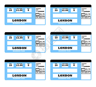 2012年伦敦飞机票票价飞机场飞行白色假期卡片运动员全球旅行代金券图片