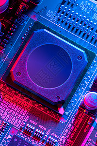 微电子库存半导体电脑盘子宏观处理器机器微型化数据晶体管图片