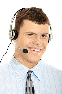 客户服务运营商男人商业中心耳机办公室技术热线接待员顾客求助图片