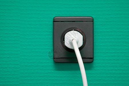 套接键插座绿色房子活力墙纸绳索经济插头工具电缆图片