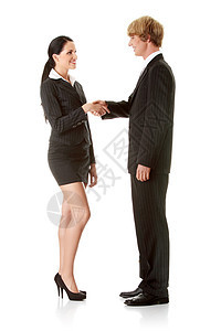 握手工作合作女士女孩团队商务微笑伙伴办公室男性图片