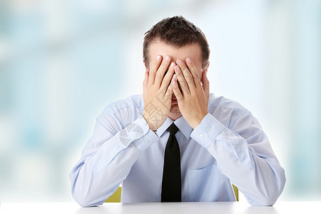 商业抑郁工作公司经理套装沮丧压力工人商务员工男性图片