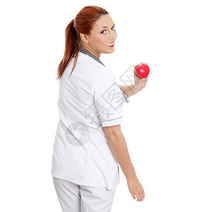 持有心脏听诊器的女医生从业者工人职业心脏病学疾病护理治疗护士职员考试图片