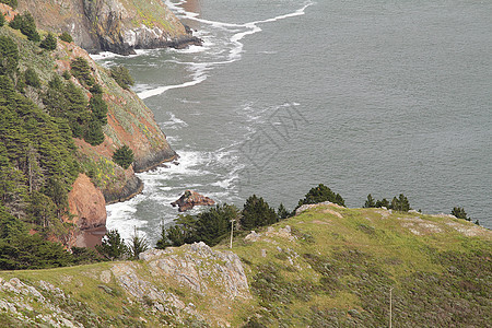 海边的山丘海浪海景冲浪墙纸石头天空岩石风景海岸支撑图片