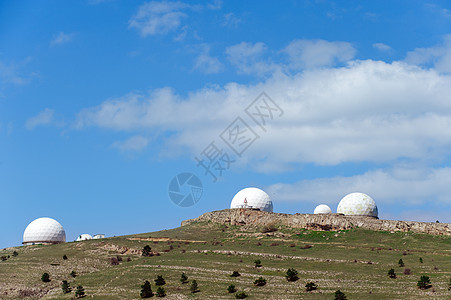 观测台顶峰国家土地通讯天空科学风景沙漠地形收音机高清图片