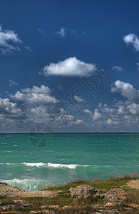 海洋和天空季节风景假期气候地平线涟漪旅行海景阳光美丽图片