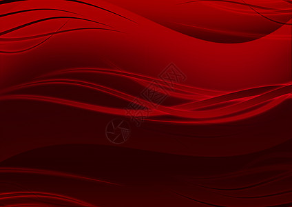 抽象热背景白色红色线条液体波浪空白曲线运动打印墙纸图片