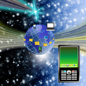 A 最新的电信技术 2730 7笔记本工具教育屏幕网络全球化监视器放大镜地球纽扣图片