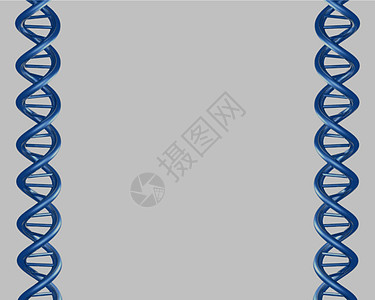 蓝色DNA生活插图技术光线顺序基因金属基因组生物学代码图片