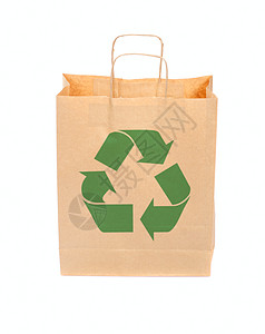生态纸袋购物杂货营销销售零售载体回收包装商业棕色图片