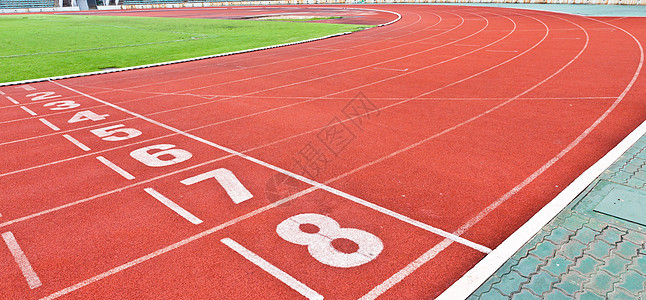 赛道行道数字场地曲线赛跑者比赛运动赛马场体育场竞赛短跑图片