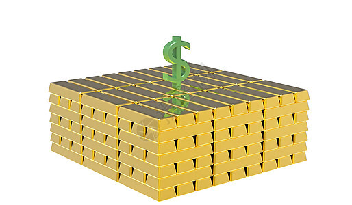 金金美元货币金子金条金库金属现金黄色投资插图经济图片