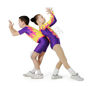 年轻运动员有氧运动演讲身体力量肌肉舞蹈运动女士灵活性活力饮食姿势图片