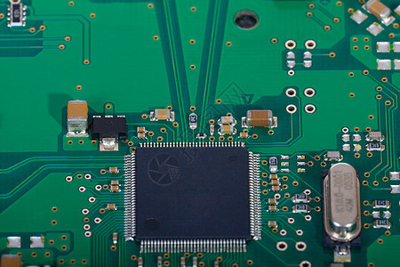 电路板的详情电路电脑电气半导体打印处理器母板芯片金属流动图片