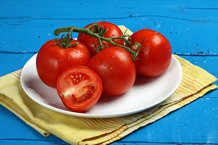 新鲜西红柿沙拉团体饮食营养水果生产烹饪叶子食物植物图片