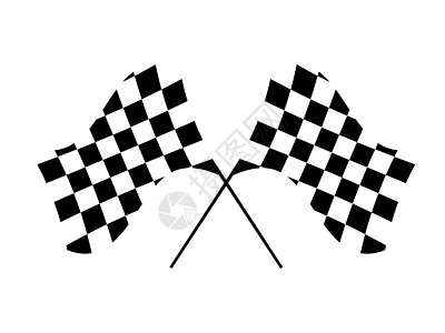 格旗旗帜摩托车赛车检查器织物边车越野优胜者运动条纹图片