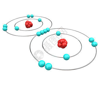 Oxygen - 原子图背景图片