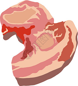 肉食物插图牛扒炙烤图片