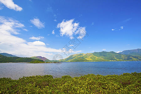 香港的海岸景观支撑闲暇旅行假期岩石悬崖蓝色娱乐太阳海洋图片