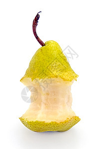 梨2食物水果小吃黄色白色树桩生产图片