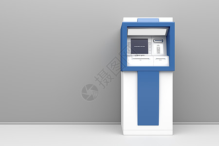 现金机取款机经济信用机器现金订金卡片款机蓝色银行图片