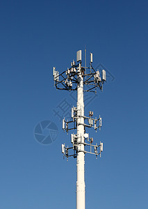 通讯塔电视桅杆车站播送植物电压力量天空信号细胞图片