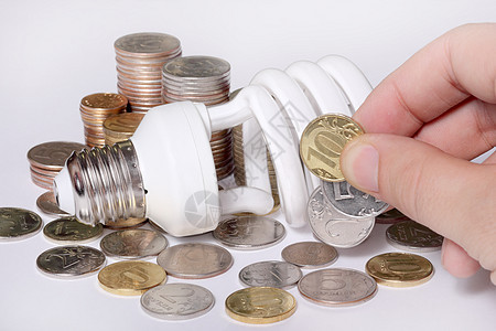 能源能源概念开支现金硬币投资养护财富节能商业金融技术图片