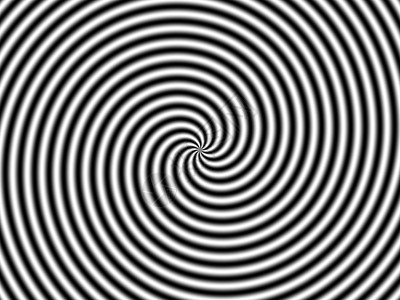 催眠漩涡状漩涡黑色白色插图旋转背景图片