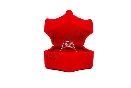 金金环钻石珠宝宝石金子金属白色结婚奢华戒指盒子图片