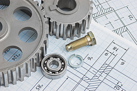 工具 工具和机制的详细详细信息齿轮图纸工程轴承统治者乐器技术枕头正方形塞子图片