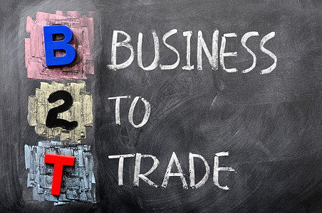 B2T 的首字母缩略词 - 企业对贸易图片