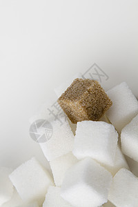 糖浆正方形棕色水晶白色立方体食物糖尿病甘蔗图片