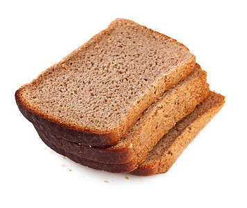 Rye 面包切片照片小麦营养棕色烘烤早餐白色黑色团体味道图片