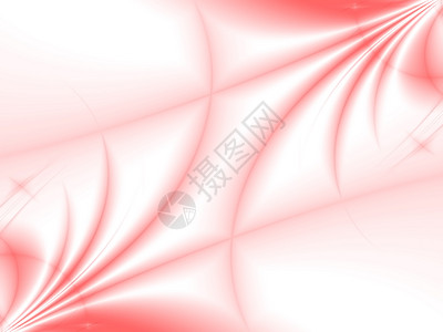 抽象的平滑红波图片